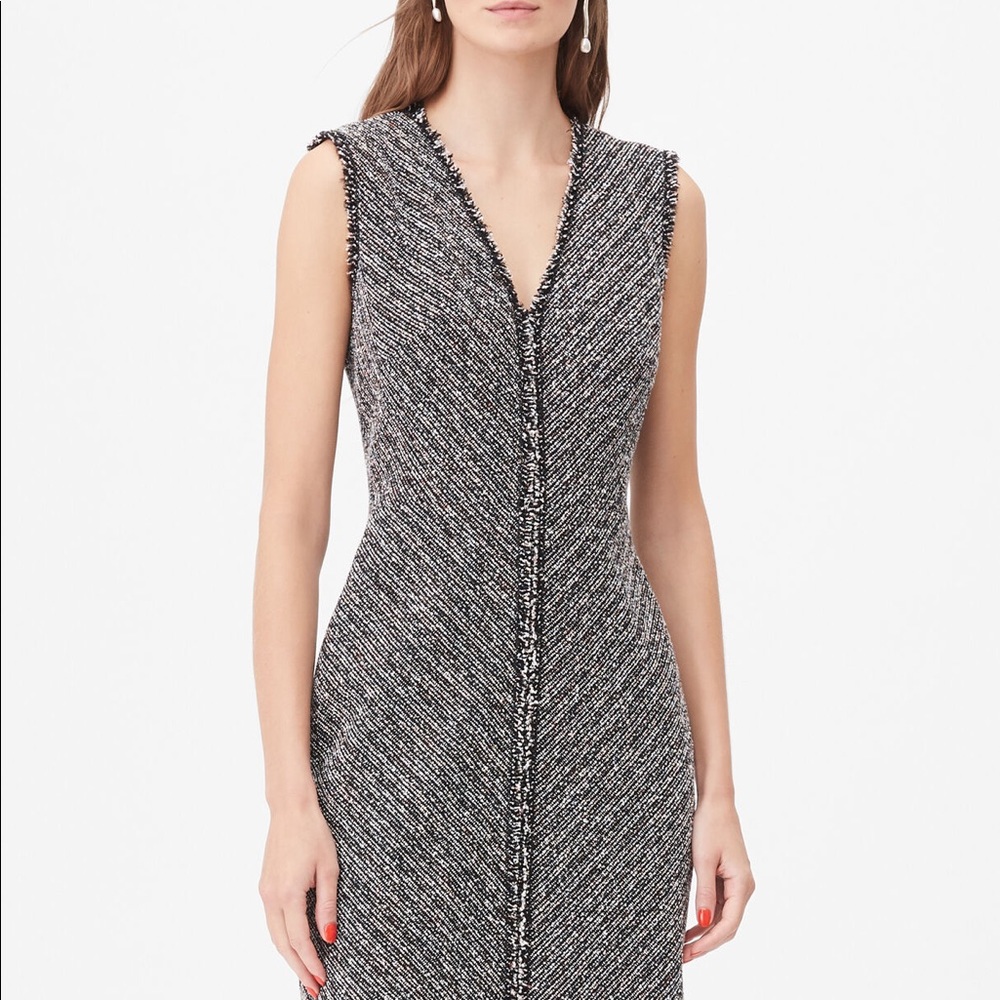 tailored by rebecca tailor tweed sheath dress